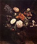 Henri Fantin-Latour Flowers painting